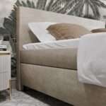 Boxspring Breda zij aanzicht ingezoomd