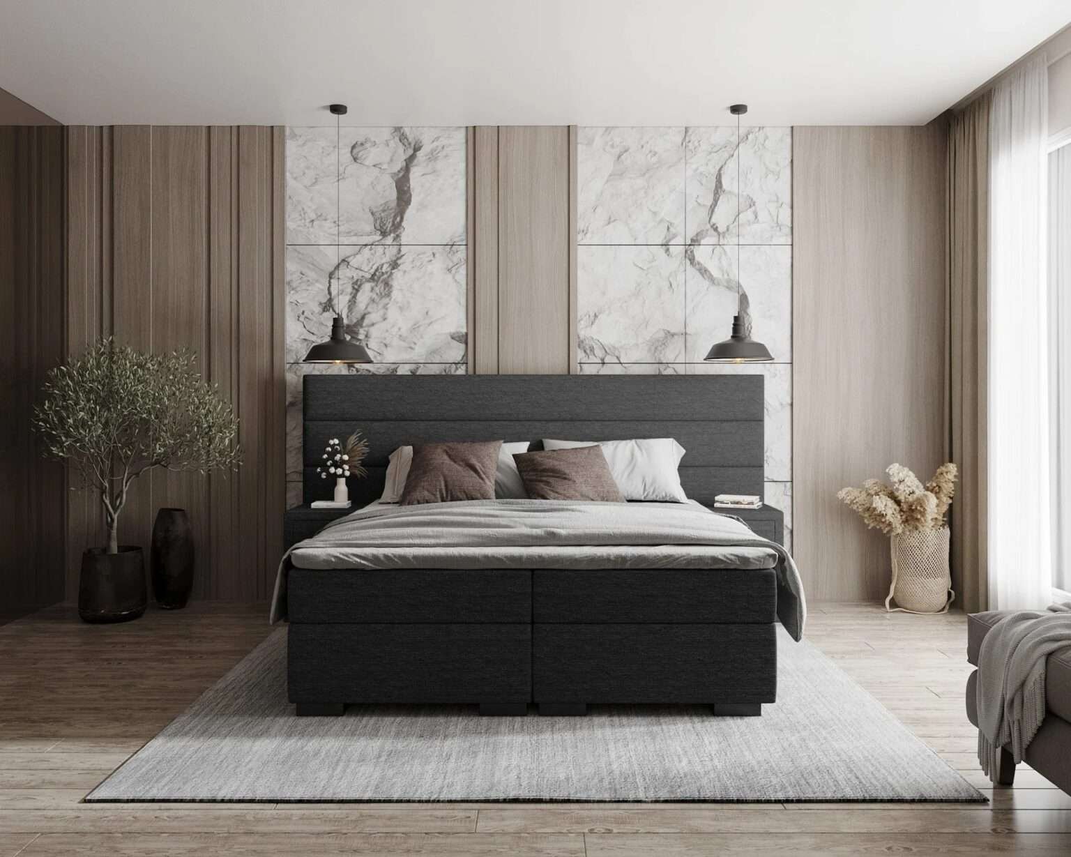 Boxspring Sint Willebrord Voor Aanzicht