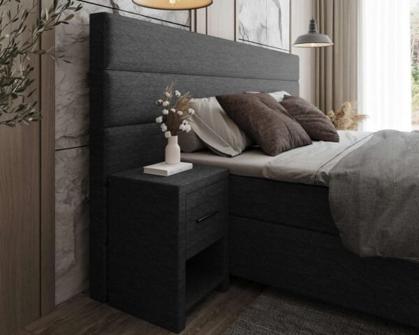 Boxspring Sint Willebrord Zij aanzicht ingezoomd