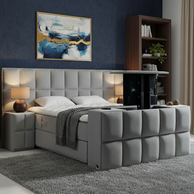 Boxspring met TV lift Bemmel